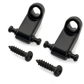 Musiclily Pro String Guides Trees Retainers for Fender American Standard Style Electric Guitar, Black (Set of 2)