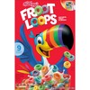 Kellogg's Froot Loops Cold Breakfast Cereal, Fruit Flavored, Breakfast Snacks