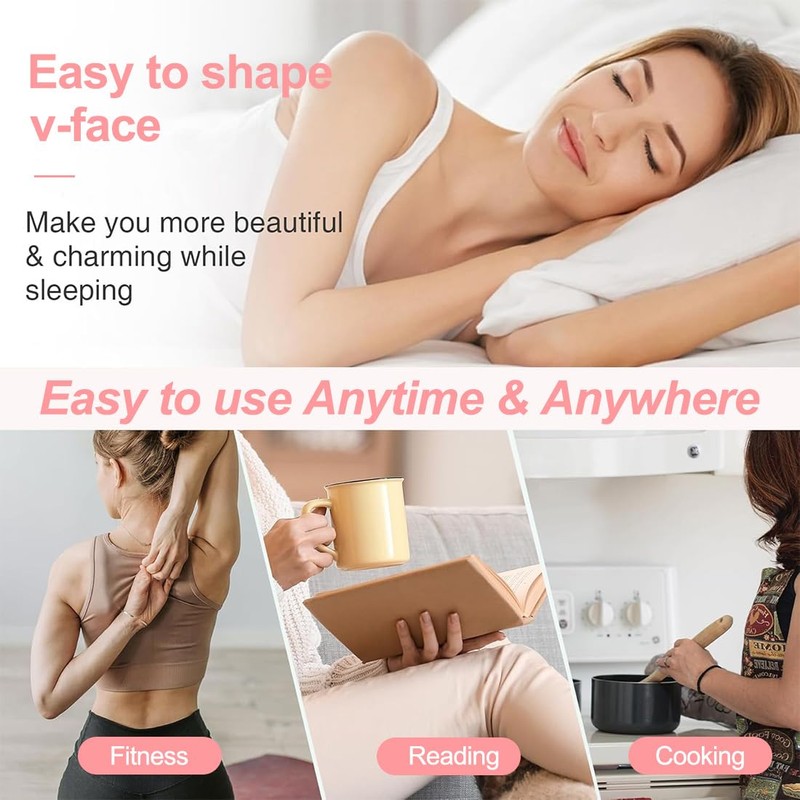ZKGYUS Reusable V-Line Mask, V-Line Lifting Mask, Face Lifting Bandage,