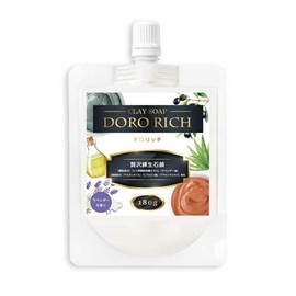 Doro Rich Clay Soap (Mud Foam Face Washing), Large Capacity, 6.3 oz (180 g), Made in Japan