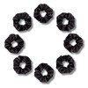SILVR BEAR Luxury Satin Scrunchies for Women, 8 pack