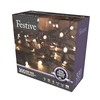 Festive Christmas String Lights, Battery Operated Timer LED, Warm White,
