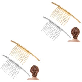 Minkissy 4pcs Elegant Hair Accessories Hair Clip Hairpin French Twist Comb Side Clamp Girls Headdress for Styles