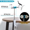 Dr.Fish Rotary Fly Tying Vise Aluminum Alloy Fly Vise with