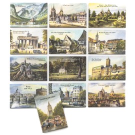 5 x Skat Card Games + Free 1x Image Magnet! German Leaf Cards Game for Bridge Canasta Poker Rummy Card Deck Altenburger Playing Cards Skat Sheet Card Game