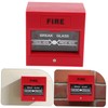 Gadpiparty Resettable Break Glass Fire Emergency Exit Release Button for