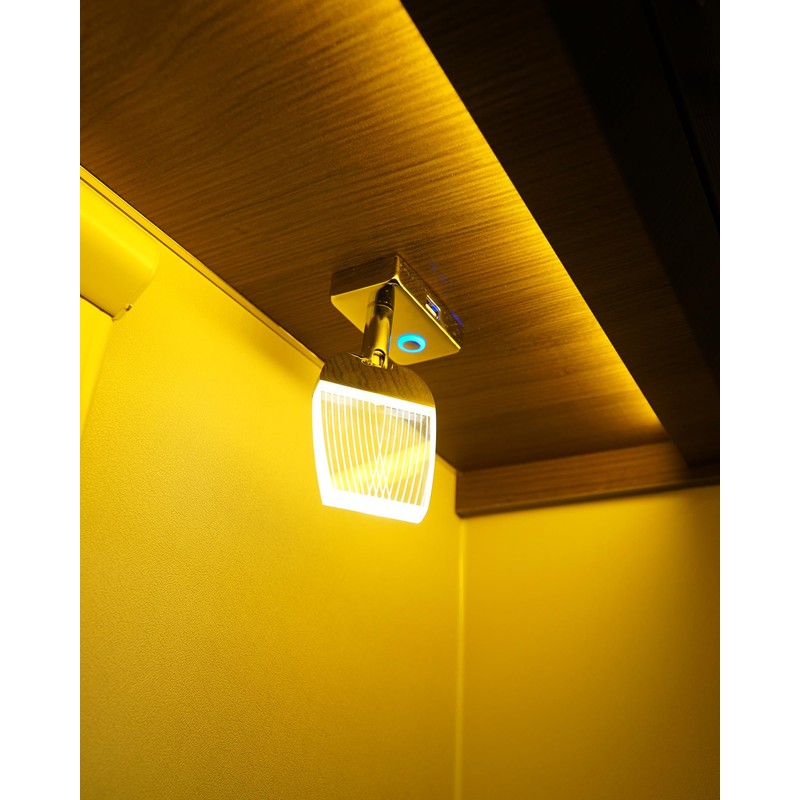 1 Pack 12V RV Reading Light with USB Port -