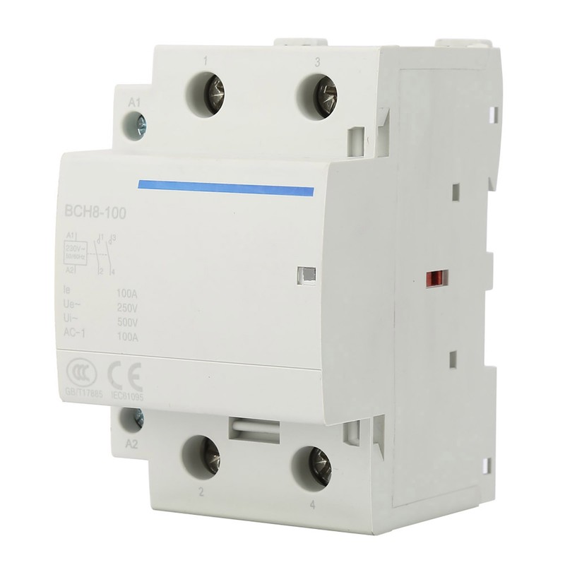 24/ 50/60HZ Household AC Contactor 2P/2NO 100A Modular Contactor
