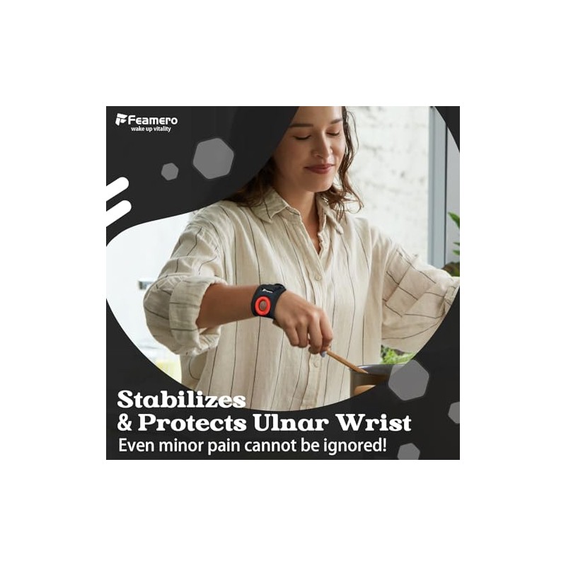 TFCC Wrist Brace Ulnar Wrist Brace with Compression Rring Pad