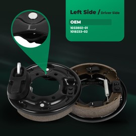 Golf Cart Brake Assembly, Brake Repair Kit Suits 1995-up Club Car DS & Precedent and 2018-up Tempo golf cart, Rear Brake Cluster, Replace OEM#1033802-01 1018233-02 1033802-02 1018233-01 (2PCS)