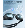 Vegemono Swim Goggles, Swimming Goggles Anti-fog with Adjustable Head Strap,
