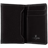 Luciano Valentino LUV-3006/BK Matte Novo Business Card Holder, Black