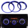 AC Climate Control Knob Outer Ring Covers Interior Trim for