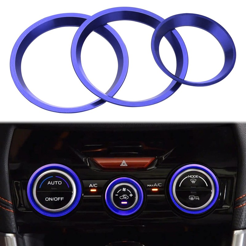 AC Climate Control Knob Outer Ring Covers Interior Trim for
