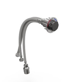 Aquor Mixing Valve, Compact G1/2 inch Hot/Cold Shower Valve, for RV shower and Boat/Marine, Stainless Steel