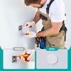 Wuno Shop 3 Pcs Smoke Detecte Cover Plate, 5 Inch