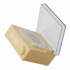 Rotating Vinyl Disc Alarm Clock Speaker Retro 360 Degree Stereo