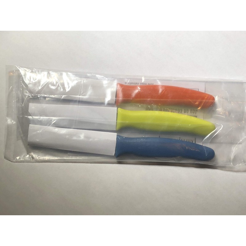 PAMPERED CHEF SET OF #3 KITCHEN PARING KNIFE SET. #