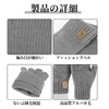 Coollooda Men's Fingerless Gloves, Cold Protection, Half Finger Gloves, Winter