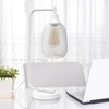 Maykoosh French Country Industrial Mesh Desk Lamp in White with