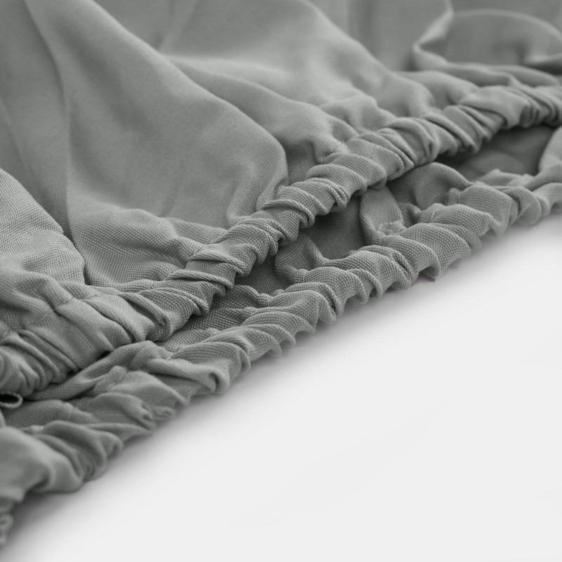 Brentfords Single Fitted Sheet Grey, Deep Fitted Sheet Bed Cover