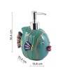 Gedy Dori Soap Dispenser, Resin, Turquoise, 9.6 x 13 x