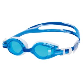 SWANS (スワンズ) Made in Japan Swimming Goggles SJ-9N MB SKBL Sky Blue Anti-Fog Marble For Kids 3 to 8 Years Old