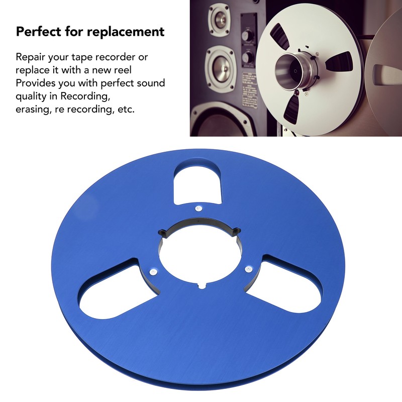 1/4 10 Inch Empty Reel Aluminum Alloy 3 Holes Open
