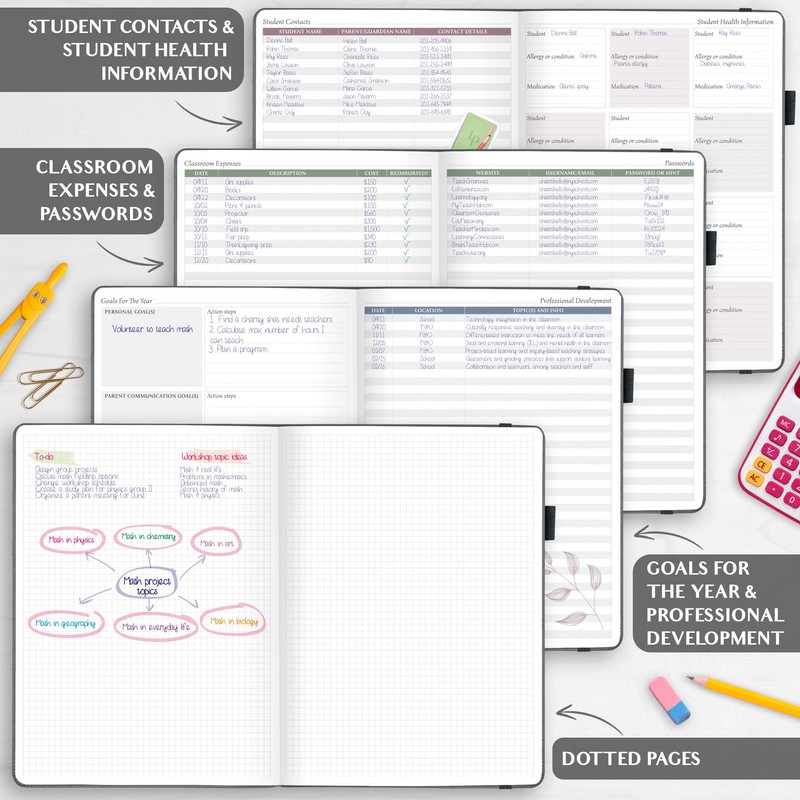Legend Teacher Planner – Undated Lesson Plan Book for Teachers