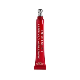 L'Oreal Paris L’Oréal Paris Laser Renew Anti-Ageing Triple Action Eye Cream, Smooth Wrinkles and Target Eye Bags, Pro-Retinol, Hyaluronic Acid and Vitamin C, 15ml