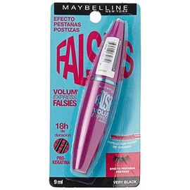 Maybelline Vex Falsies Mascara Lavable, color Negro