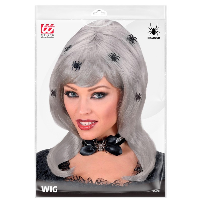 Ladies Spiderlady s With Spiders In Polybag Wig for Hair