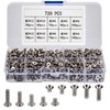 720 Pcs M3 Metric Hex Socket Head Cap Screws Bolts