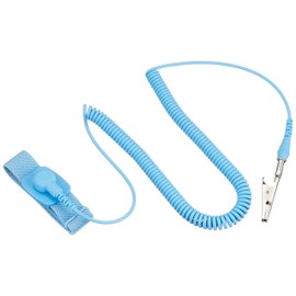 Custom (Custom) with Anti Static Wrist Strap Conductive Fabric, Elastic Band, Band Size 2 X 20 cm Cord Length 3.0 m as – 105 – 10