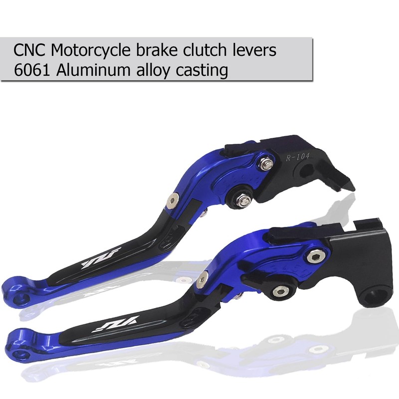 KBGRAX Motorcycle Aluminum CNC Adjustable Foldable Extendable Brake Clutch Levers