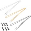 Whaline 3 Pieces Eyeglasses Chain Sunglass Neck Strap Holder with