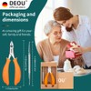 DEOU Thick Nail Manicure Heavy Duty Inlay Nail Clippers, Professional