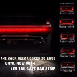 Unbranded 60" LED Tailgate Light Bar Truck Pickup Turn Signal Reverse Brake Back-Up Light