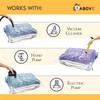 1ABOVE Pack of 6 Vacuum Compressed Storage Bags, Mould Moisture