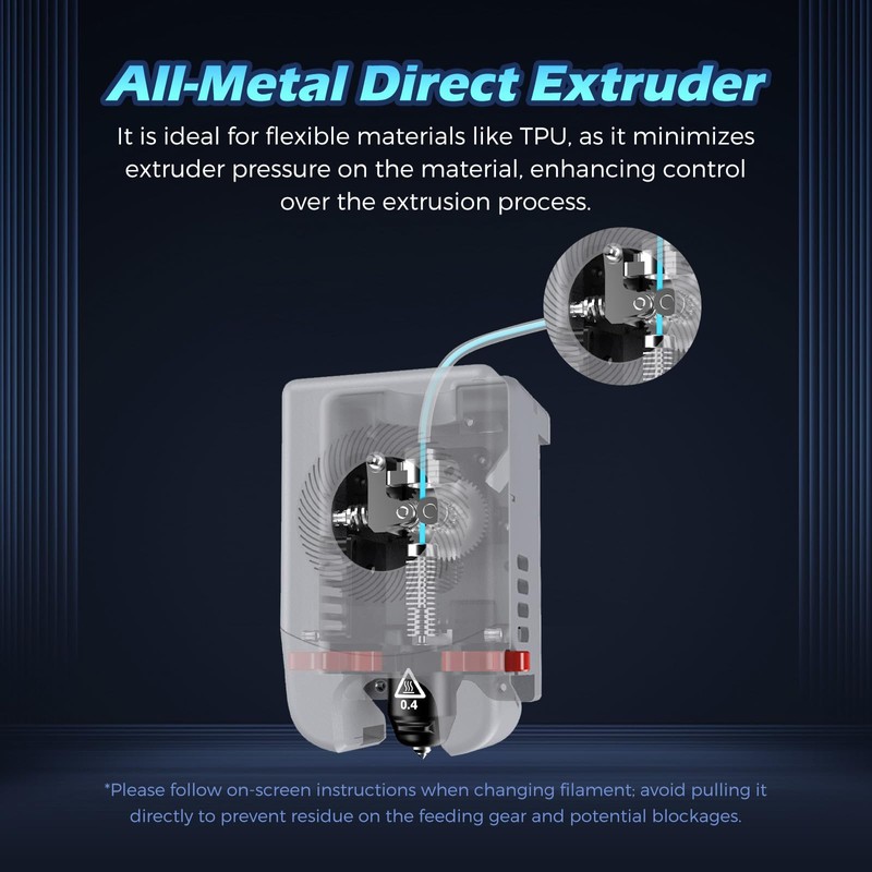 FLASHFORGE Adventurer 5M Pro Entire Extruder Assembly, with 0.4mm High