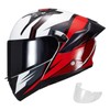 JQF Gear Modular Motorcycle Helmet Dual Visor Flip Up Full