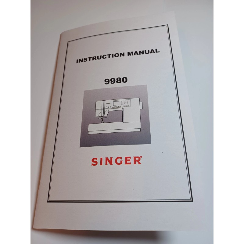 Singer 9980 Sewing Machine Owners Manual reproduction