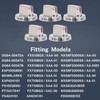 5Pcs Gas Stove Knob Cover Control Dial Knobs Stainless Steel