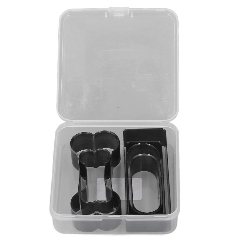 Leather Cutting Dies Set, 6Pcs Leather Hole Punch Hollow Cutter