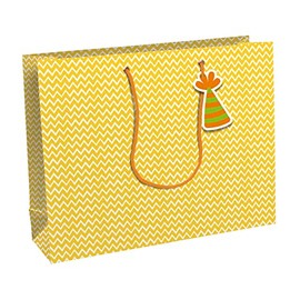 Clairefontaine 32499-6C Gift Bag XL 37.3 x 11.8 x 27.5 cm, Ideal for Voluminous Gifts, Safari, Pack of 1