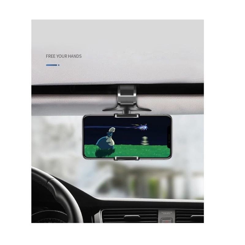 DFV mobile - 3-in-1 Car GPS Smartphone Holder: Dashboard/Visor Clamp