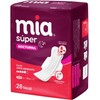 Toalla Femenina Mia Super Noctura 31 cm 28 pzas