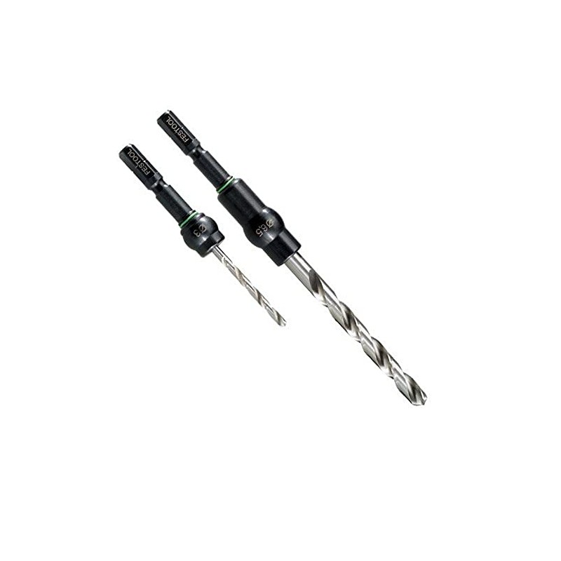 Festool 493426 Centrotec HSS Spiral Drill Bit Set With Reusable
