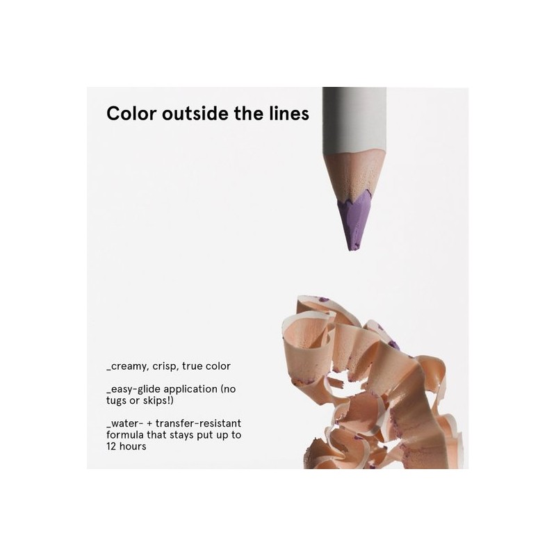 Glossier No 1. Pencil Creamy Long-Wearing Eyeliner 0.04 oz /
