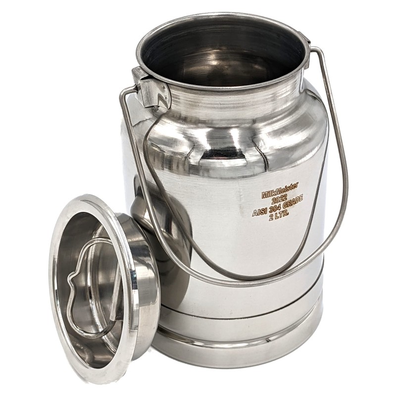 Stainless Steel Milk Can Totes (2 Liter)